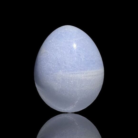 Celestine Crystal‎ Egg Meditation Stone - Picture 12 of 12
